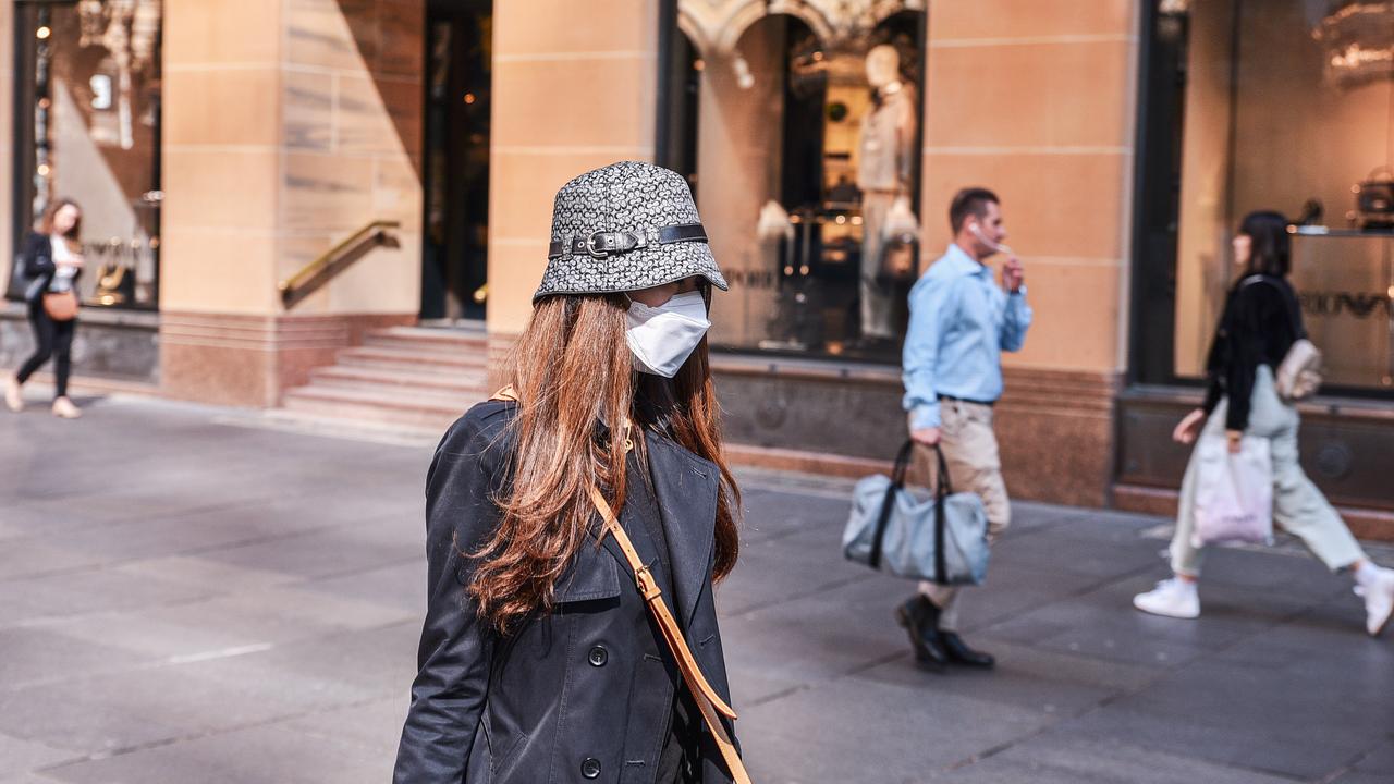 Christmas shoppers may have to wear masks. Picture: Flavio Brancaleone/NCA NewsWire