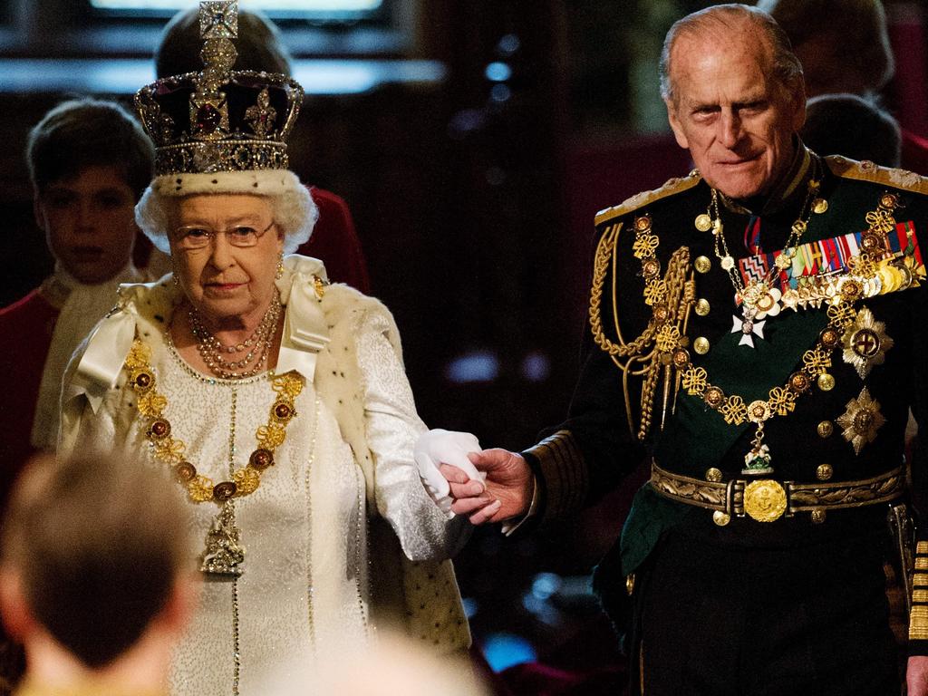 ‘Strength and stay’. Queen Elizabeth and Prince Philip in 2012. Picture: AFP