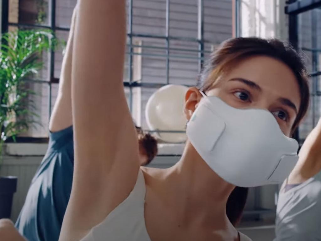 LG’s new wearable air purifier.