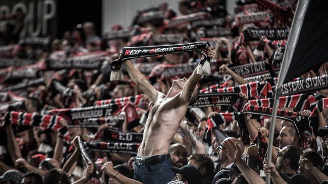 Western Sydney Wanderers fans as seen in Came From Nowhere. Picture: Eric Berry