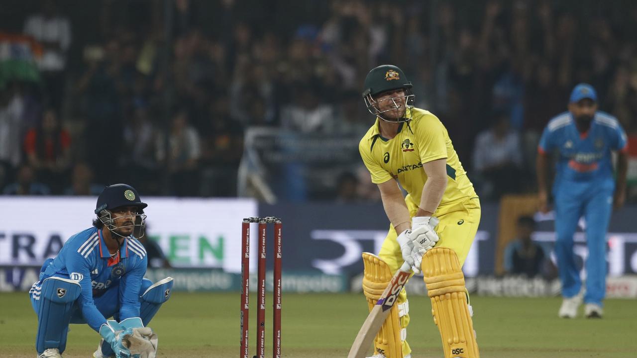 India vs Australia second ODI David Warner righthanded vs