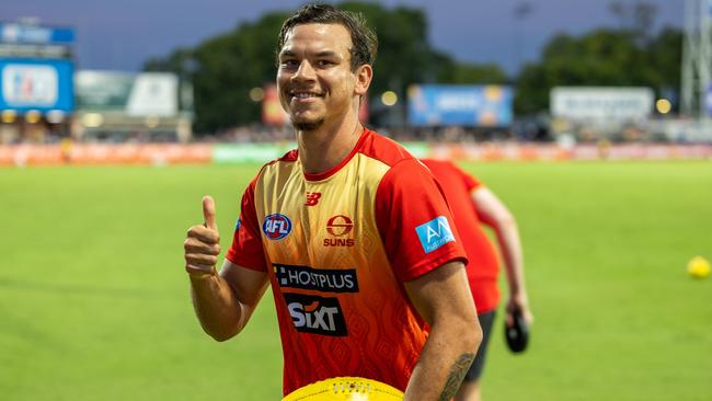 Gold Coast Suns v Western Bulldogs 2025 AFL match at TIO Stadium. Picture: Pema Tamang Pakhrin