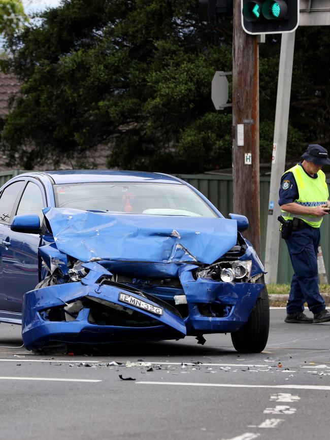 A police officer suffered a serious laceration to his left wrist, which allegedly happened during the arrest. Picture: NewsWire / Damian Shaw