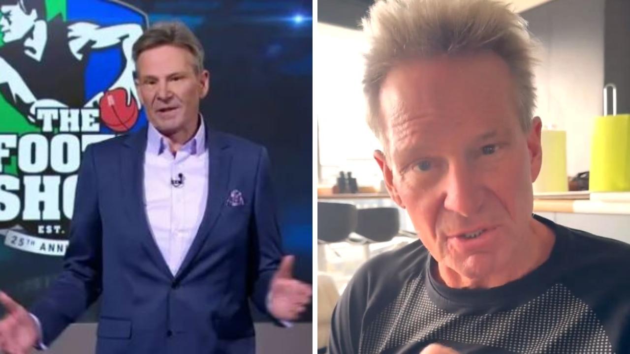 Sam Newman has fired from the hip. Photo: Channel 9 and Twitter, @Origsmartassam.