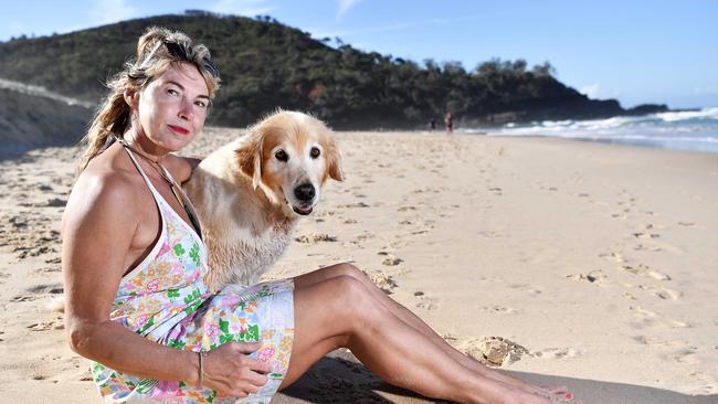 Christine Logan at Sunshine Beach. Picture: Patrick Woods.