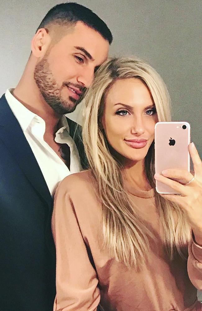 Salim Mehajer and girlfriend Melissa Tysoe. Picture: Instagram