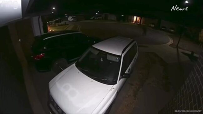 Neighbourhood living in fear after CCTV footage shows man allegedly trying to break into cars