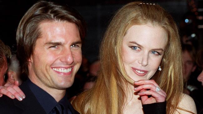 Hollywood’s ’90s golden couple: Tom Cruise and Nicole Kidman in 1999.