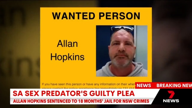 SA child rapist Allan Hopkins jailed in NSW