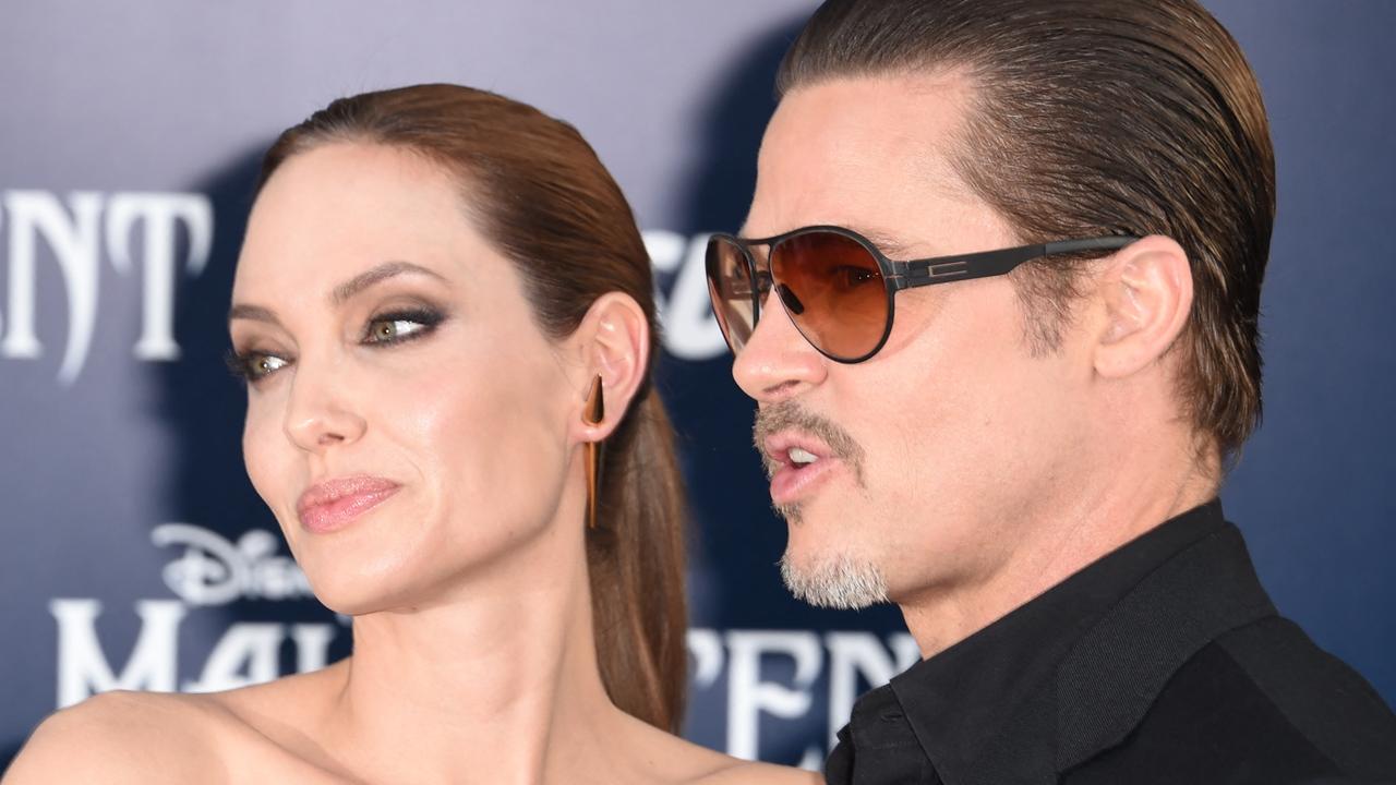 Pitt allegedly accused Jolie of ‘ruining the family’ during the explosive row. Picture: AFP.