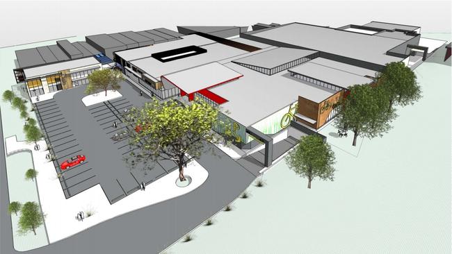 An artist’s impression of the new Coles redevelopment at Norwood.