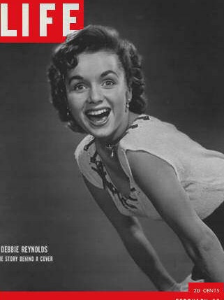 Actress / singer Debbie Reynolds on the cover of Life magazine Feb 1951. Picture: Supplied