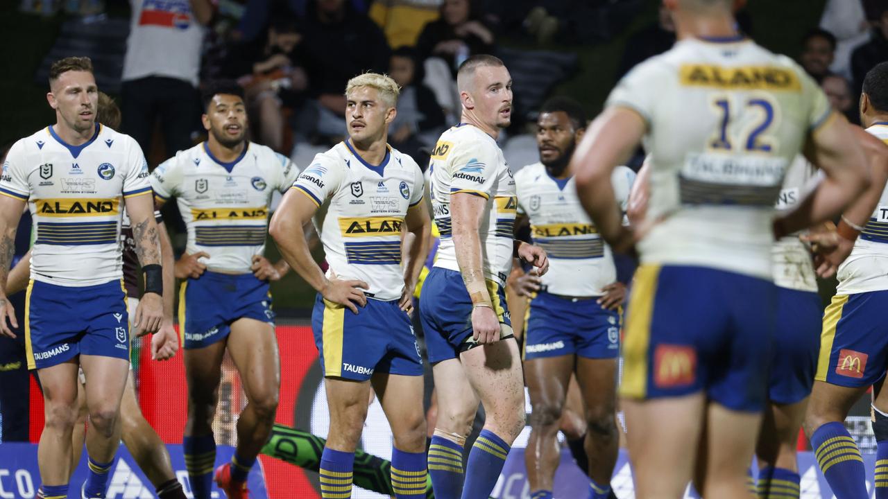 The Eels have lost four straight games. (Photo by Glenn Hunt/Getty Images)