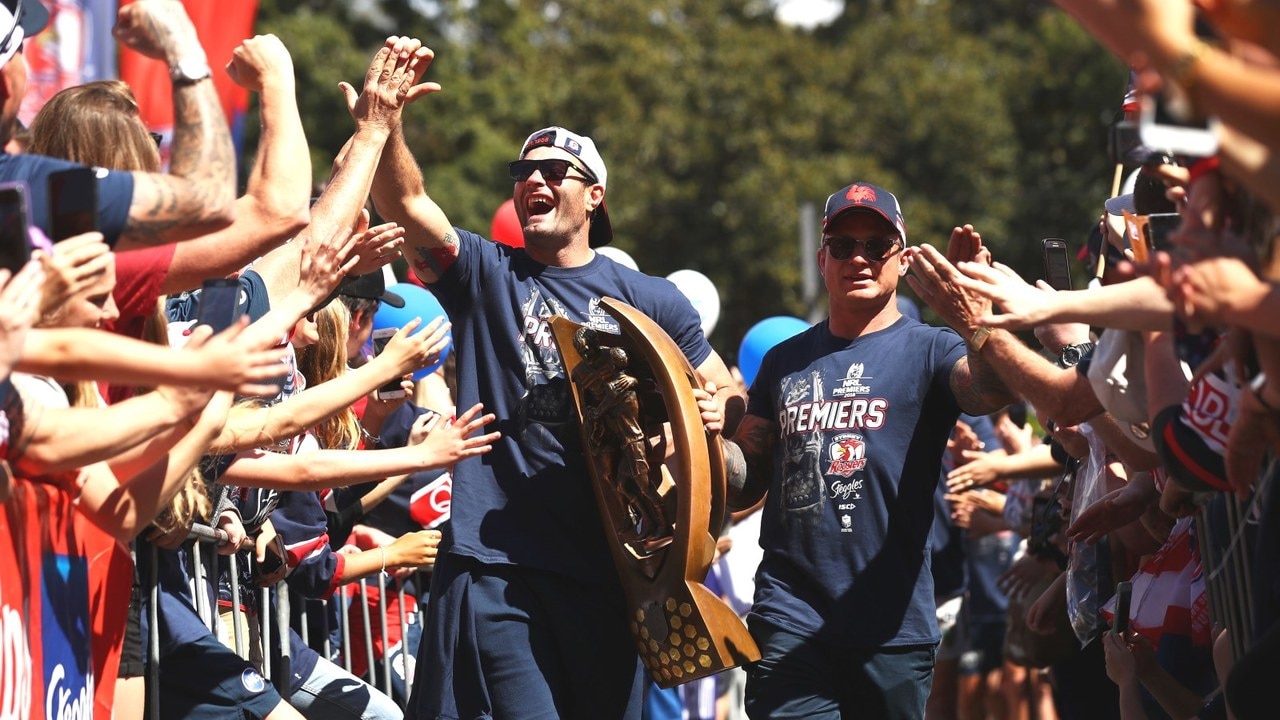 Sydney Roosters receive rousing support following NRL Premiership win