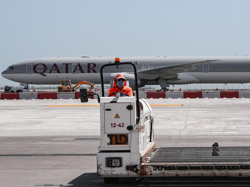 Qatar has operated more flights to Australia during the pandemic than any other airline. Picture: Karim Jaafar/AFP