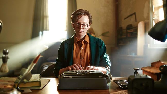 Sarah Snook as a man in Predestination. Picture: supplied