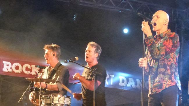 Midnight Oil hope to perform their new songs next year. Picture: News Corp Australia.