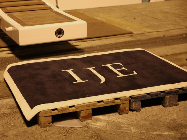 The yacht is called IJE — and named after James Packer’s children. Picture: Ella Pellegrini