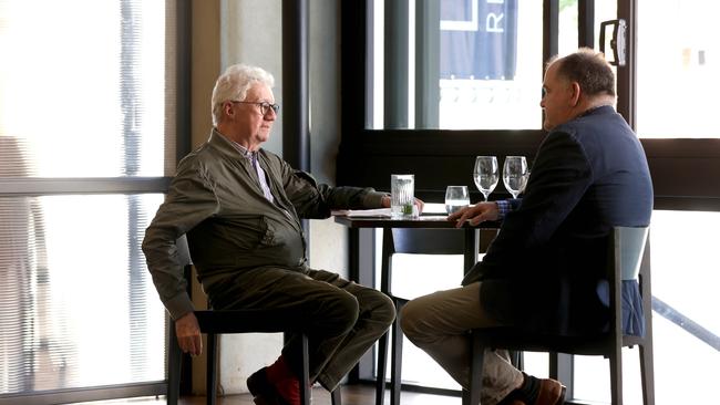 Paul de Jersey talks to Michael Madigan at Lennons Restaurant &amp; Bar.