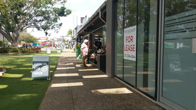 Stones Corner Village vacant shopfronts. Photo: Kristy Muir