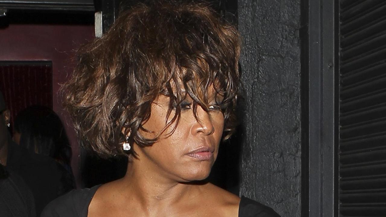 Whitney Houston leaving Tru nightclub on Feb 9 2012. Picture: Backgrid