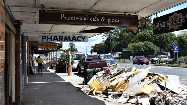 Last year’s floods impacted much of the Northern Rivers, including Woodburn. Picture: Tessa Flemming