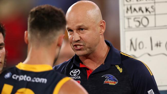 Matthew Nicks was thrilled with Adelaide’s performance. Picture: Getty Images