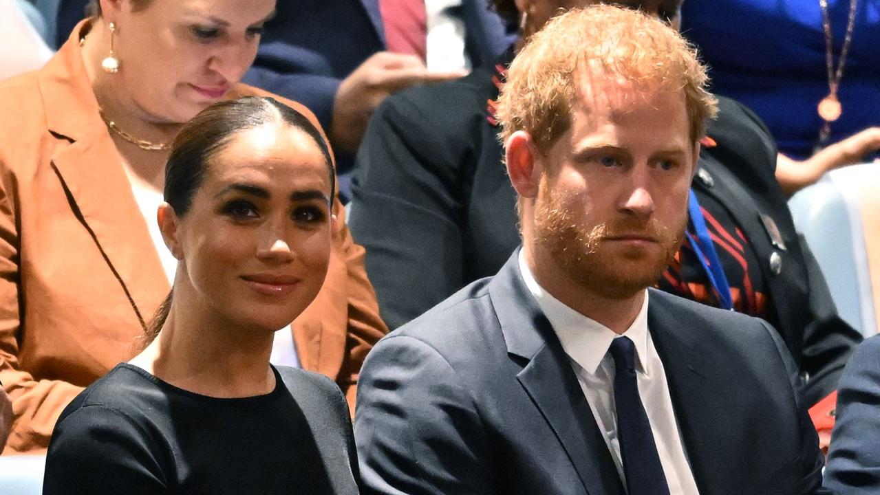 Harry and Meghan have wished health and healing on the Princess. File picture: Timothy Clary / AFP