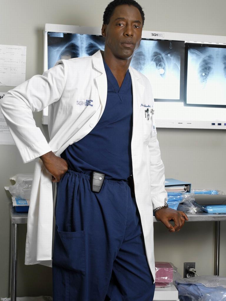 Isaiah Washington played Preston Burke.