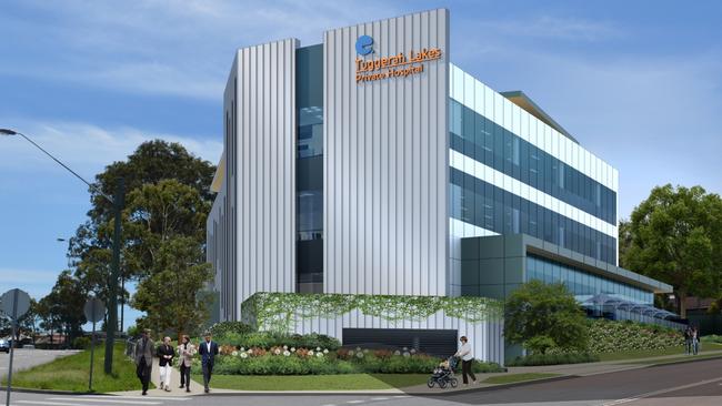 An artist's impression of the new $23m Tuggerah Lakes Private Hospital.