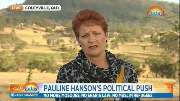 Pauline Hanson is unsure of whether or not she has any Muslim friends