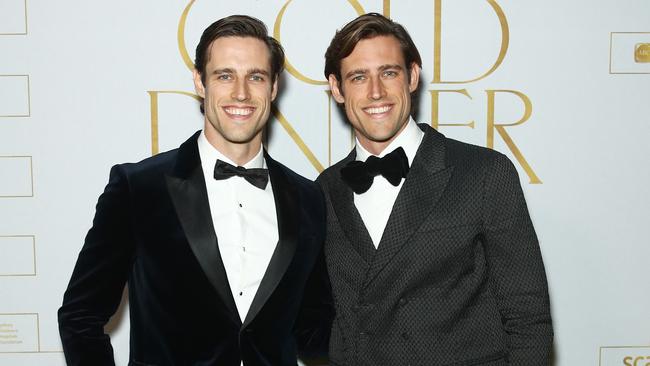 Jordan and Zac Stenmark at the Sydney Children’s Hospital Foundation Gold Dinner. Picture: Don Arnold/WireImage