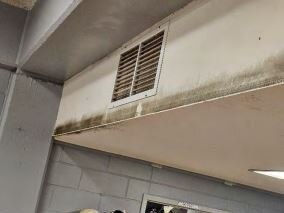 Mould was also identified growing across airconditioning ducts.