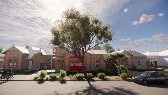 An artist impression of how the new Unley Museum on Edmund Ave would look once it's built. Picture: GGArchitects