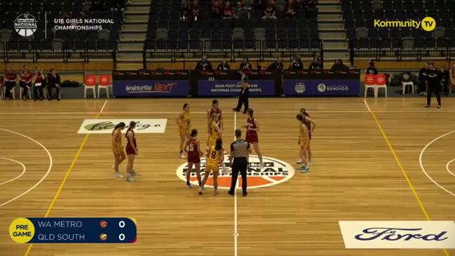 Replay: WA Metro v Queensland South (Girls) - Basketball Australia Under-16 National Championships Day 4
