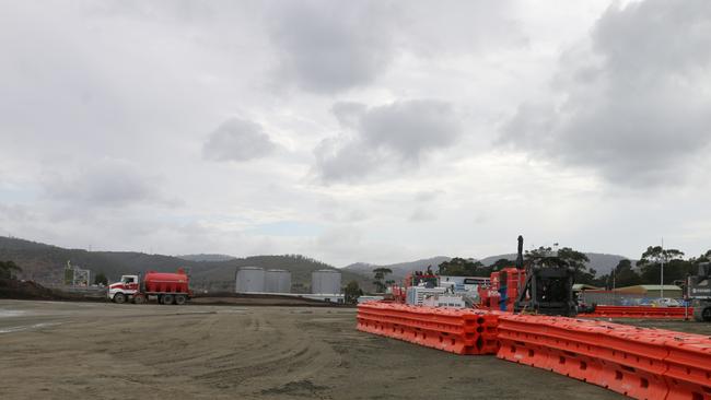 Construction work on the Selfs Point site. Picture: Elise Kaine