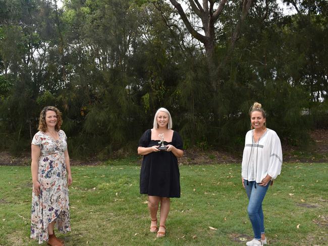 MUMPRENURS: (L-R) Tweed residents Joey Juarez, Jordana Edwards and Louise Duke were all nominated for the AusMumpreneur Awards