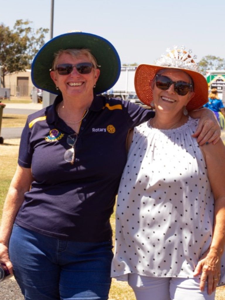 Alison Petersen and Nancy Harrison at the 2023 Bundaberg Relay for Life.