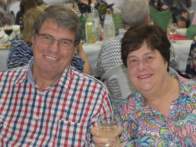 Marianne and Kevin at the Italian long lunch, February 25, 2024.