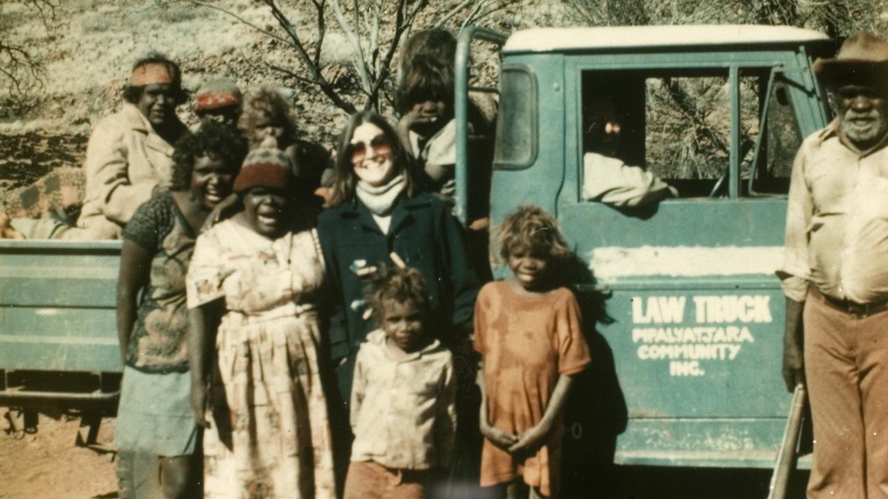 Gabi Hollows with Indigenous patients during The Fred Hollows Foundation’s National Trachoma Program.