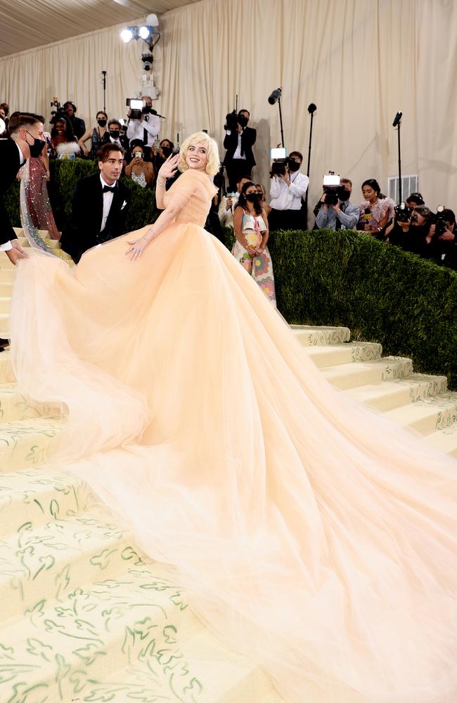 Billie Eilish attends The 2021 Met Gala. Picture: Dimitrios Kambouris/Getty Images for The Met Museum/Vogue