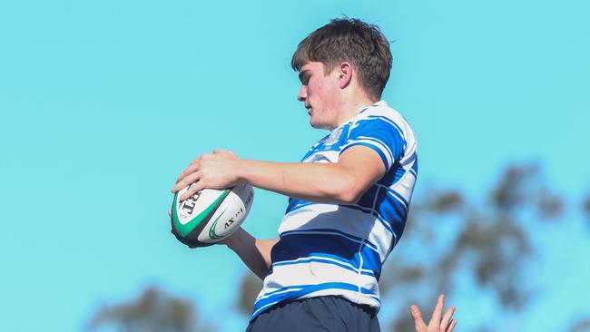 GPS First XV rugby between Nudgee College and BBC. Photos by Stephen Archer