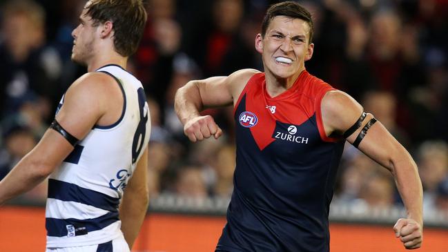 Sam Weideman booted three goals in his AFL finals debut and wants to step up and fill the void left by the departed Jesse Hogan. Picture: Michael Klein