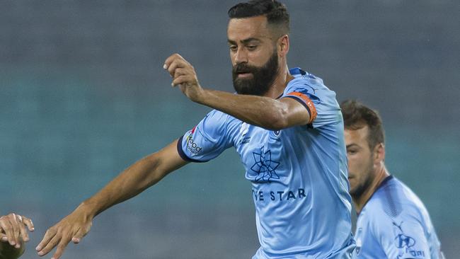 Sydney FC Alex Brosque says his charges are ready for whatever the ‘unknown’ Roar can throw at them. Picture: AAP