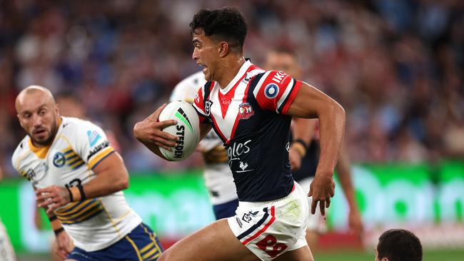 Joseph-Aukuso Suaalii had a strong game against the Eels. Picture: Getty