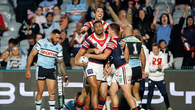 The Roosters were far too strong in the NRL upset. (Photo by Darrian Traynor/Getty Images)