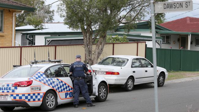 A car police say belonged to murdered woman Sabrina Bremer on Dawson Street, Woodridge.