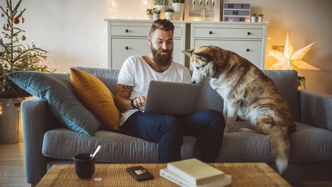 Working from home is a bit like getting access to a smartphone for the first time. You’re seduced by the convenience. Picture: istock