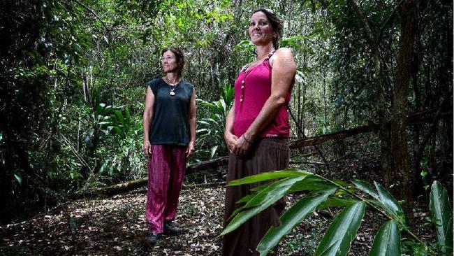 SPECIAL INTEREST: Miranda Williamson and Katrina Wood from ALFA (Australian Long Forrest Association) at the site of the proposed trail. Picture: Patrick Gorbunovs