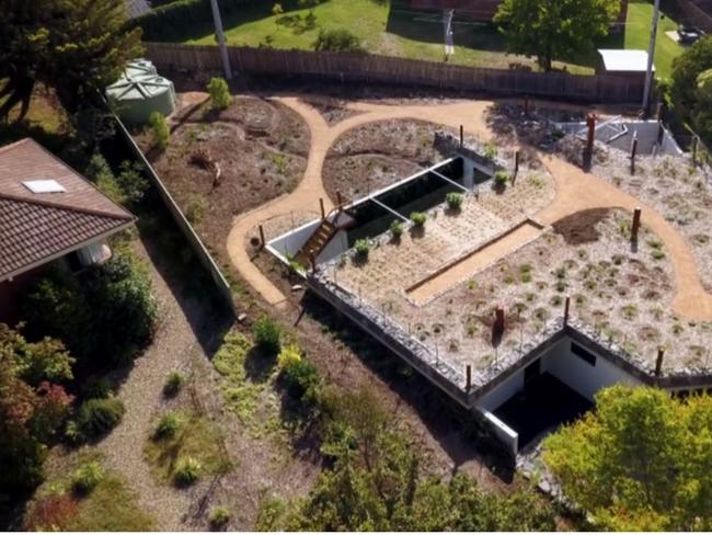 EMBARGOED August 28 9.30pm: Grand Designs Australia episode in Canberra. The underground home.